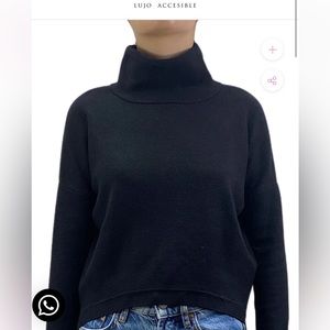 Karen Millen Classic Black Cowl Neck Sweater